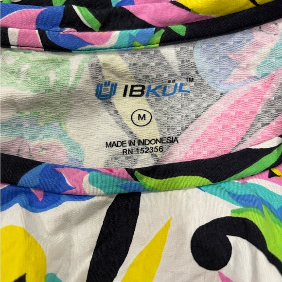 IBKUHL • Women’s Floral Colorful Vibrant Long Sleeve Activewears Top Size Medium - Picture 5 of 6
